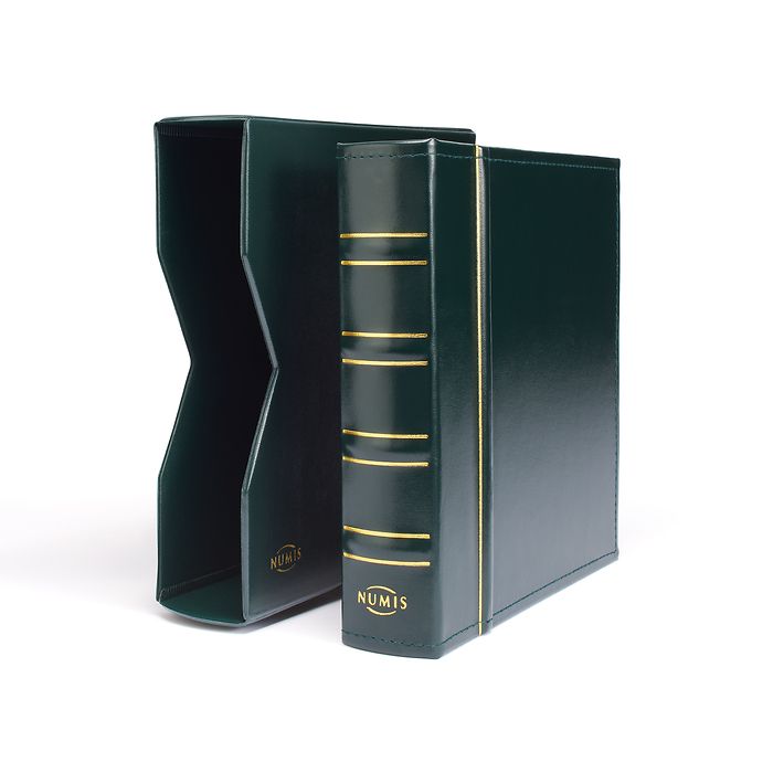 Album pour la monnaie Numis, Classic avec étui de protection, vert