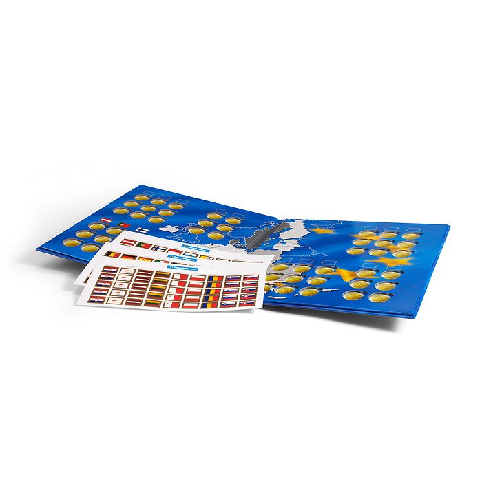 Album Numismatique Presso, Euro collection pour pièces de monnaie de 2 Euros