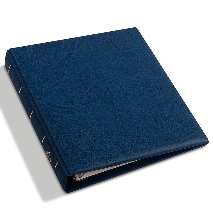 Reliure à anneaux Optima F, avec étui de protection, bleu