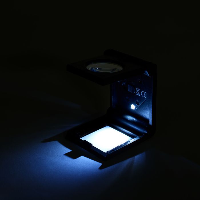 Compte-fils, grossit 5x, pour  LED