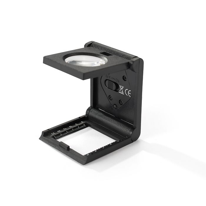 Compte-fils, grossit 5x, pour  LED