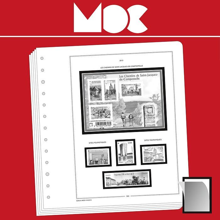 MOC SF-feuilles préimprimées France V 1983-1989