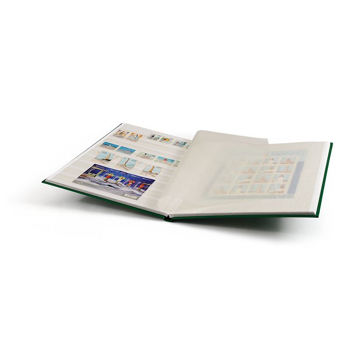 Classeur Basic, DIN A4, 16 pages blanches, couverture non matelassée, vert