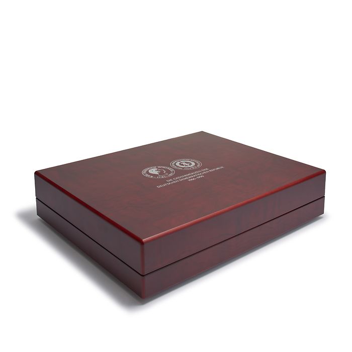 Coffret Numismatique VOLTERRA  QUATTRO de luxe, pour 123 pièces commémoratives de la RDA