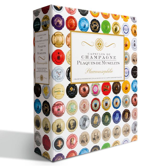 Album GRANDE CHAMP pour 210 plaques de muselets de Champagne