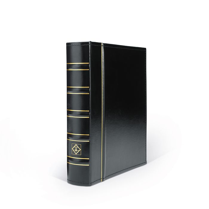Album Numismatique Optima, design classique avec étui de protection, noir