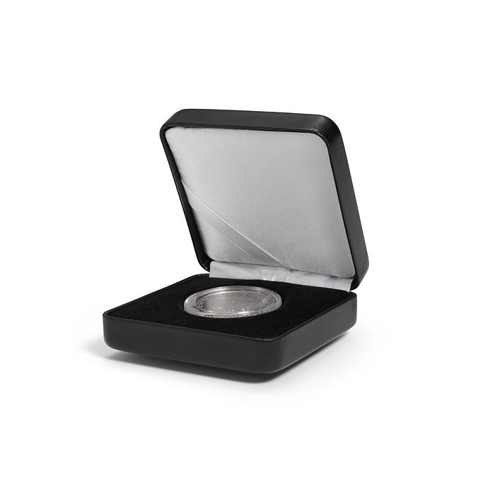 Ecrin Numismatique Nobile pour pièces jusqu'à Ø 34 mm, noir