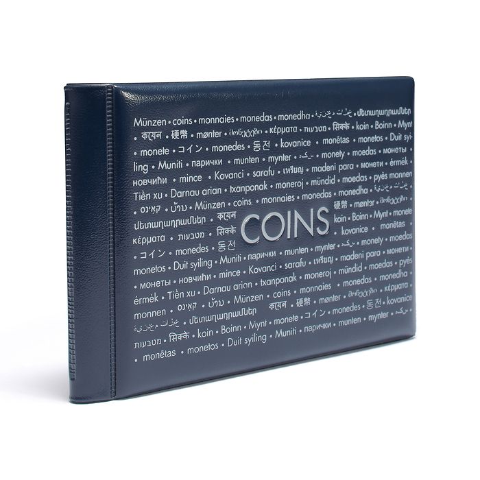 Album de poche pour 48 pièces   de monnaie, blue