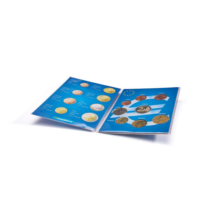 Carte de collection pour 1 série de pièces d’Euro