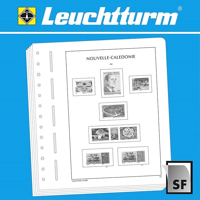 LEUCHTTURM SF-Feuilles préimprimées Nouvelle Calédonie 1990-1999