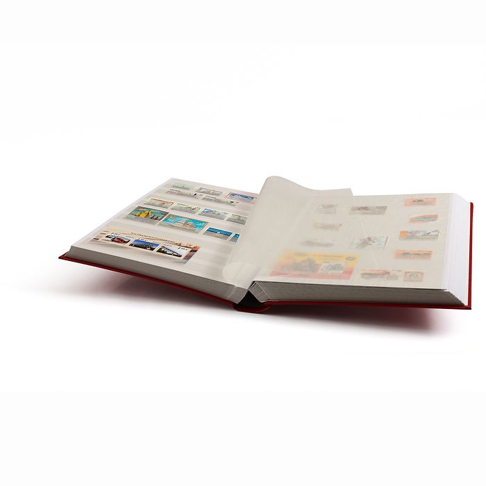 Classeur Basic, DIN A4, 64 pages blanches, couverture non matelassée, rouge