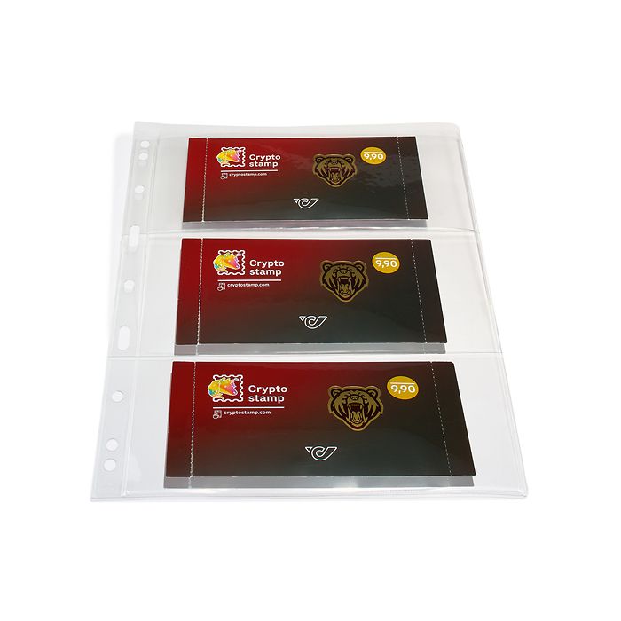 Pochettes plastiques Vario, 3  Compartiments, pellicule transparente