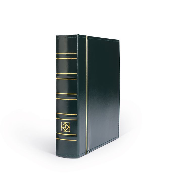 Album Numismatique Optima, design classique avec étui de protection, vert