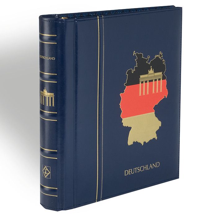 Leuchtturm Album préimprimé Perfect DP, design classique DEUTSCHLAND 1949-1979, bleu