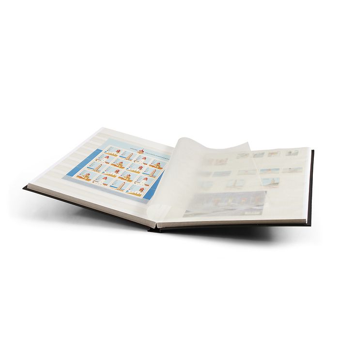 Classeur Basic, DIN A4, 32 pages blanches, couverture non matelassée, noir