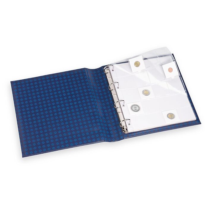 Pochettes plastiques Grande, 20 cases pour pièces de monnaipar lot