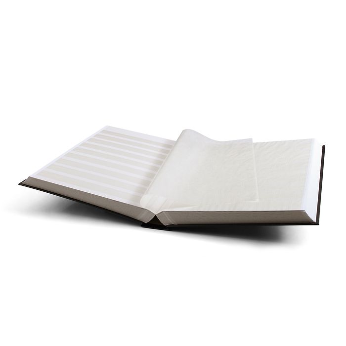 Classeur Basic, DIN A4, 64 pages blanches, couverture non matelassée, noir