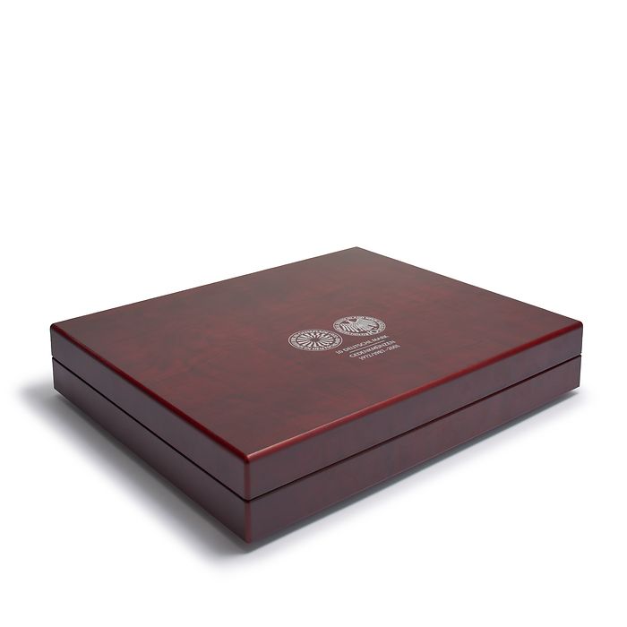 Coffret Numismatique VOLTERRA  TRIO de luxe, pour 61 pcs 10-DM commém. Allem. sous capsule