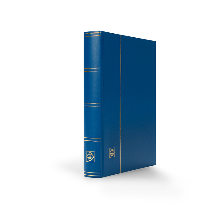 Classeur Basic, DIN A4, 64 pages blanches, couverture non matelassée, bleu