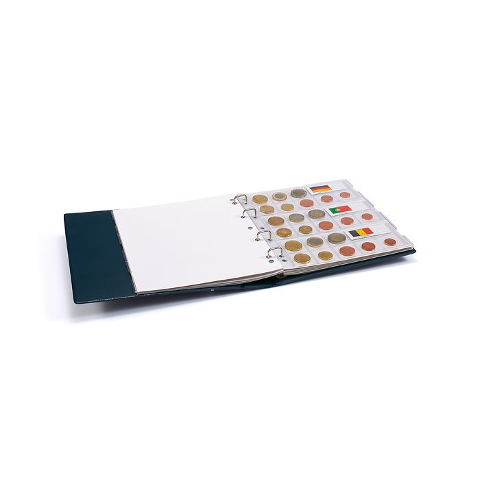 Album Numismatique pour Euros, format Numis, bleu