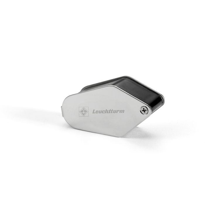 Loupe pliable avec LED, grossit 10x, noir, Ø 18 mm