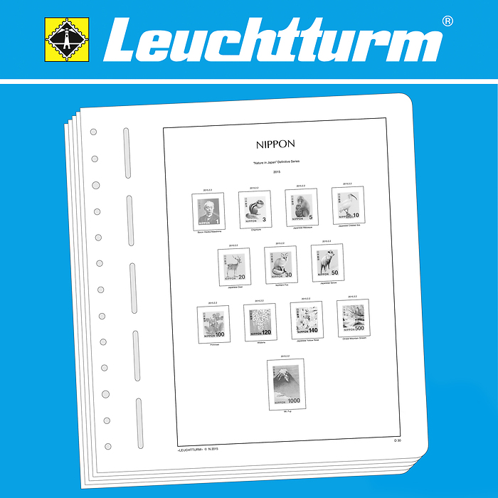 LEUCHTTURM SF-Feuilles préimprimées Japon 1958-1969