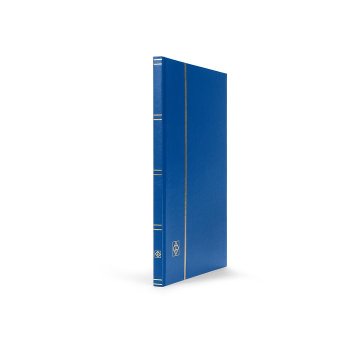 Classeur Basic, DIN A4, 16 pages blanches, couverture non matelassée, bleu