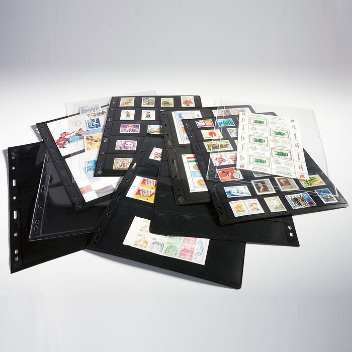 Pochettes plastiques Vario, 8Compartiments, pellicule noir
