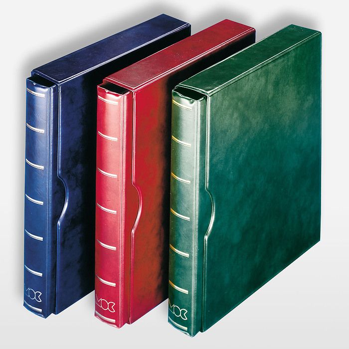 MOC Reliure à anneaux, avec étui de protection, bleu