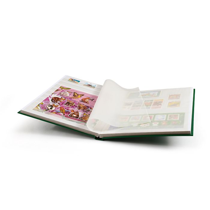 Classeur Basic, DIN A4, 32 pages blanches, couverture non matelassée, vert