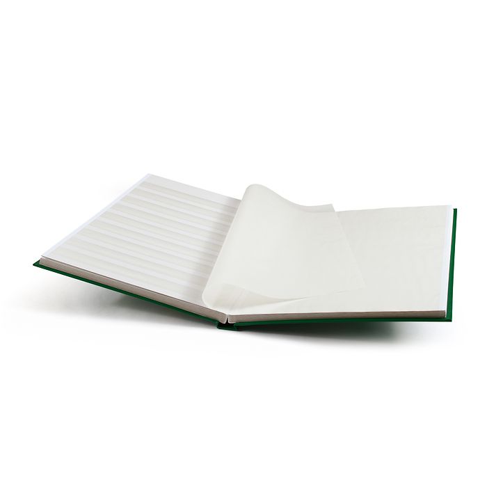 Classeur Basic, DIN A4, 32 pages blanches, couverture non matelassée, vert