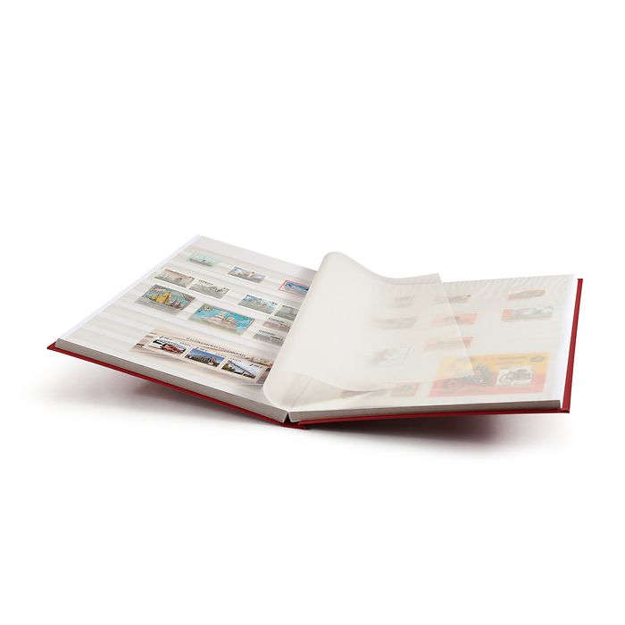 Classeur Basic, DIN A4, 32 pages blanches, couverture non matelassée, rouge