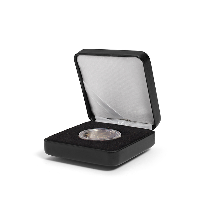 Ecrin Numismatique Nobile pour pièces jusqu'à Ø 32 mm, noir
