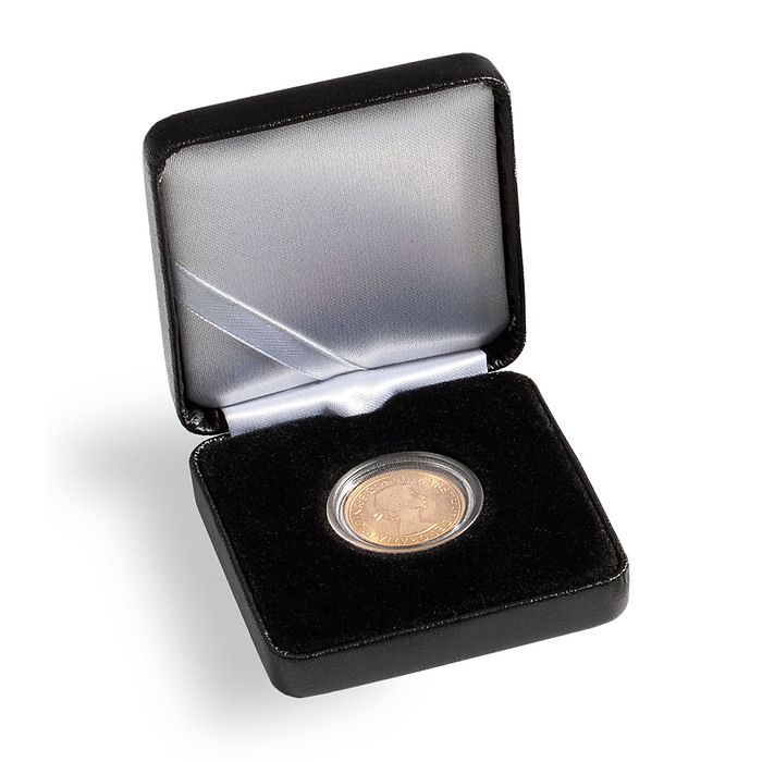Ecrin Numismatique Nobile pour pièces jusqu'à Ø 32 mm, noir