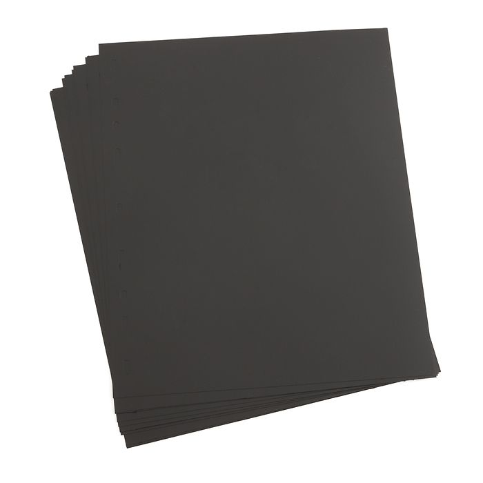 Intercalaires Optima, noir, paquet de 10