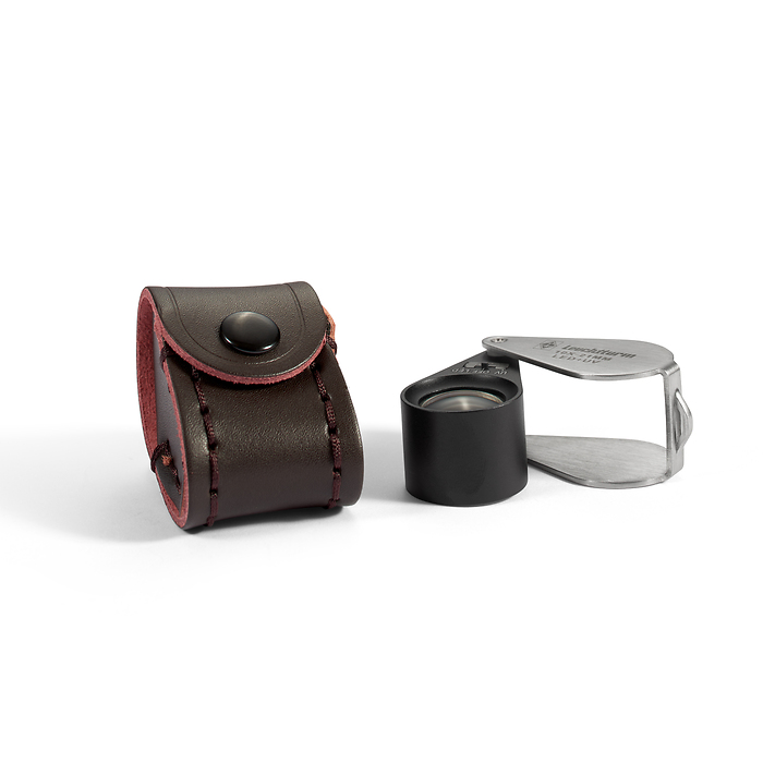 Loupe de précision avec LED et lamp UV, grossit 10x, avec 6 Hi-Tech et 7 UV LEDs