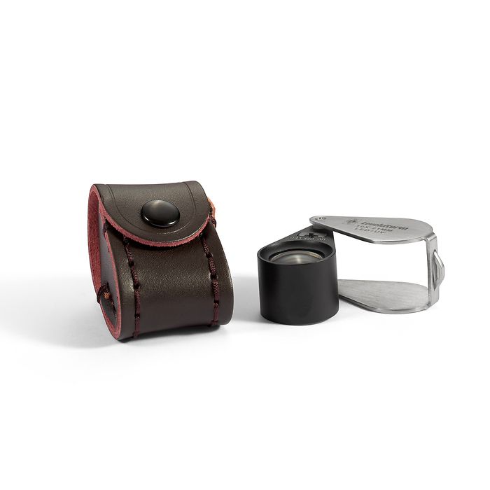 Loupe de précision avec LED et lamp UV, grossit 10x, avec 6 Hi-Tech et 7 UV LEDs