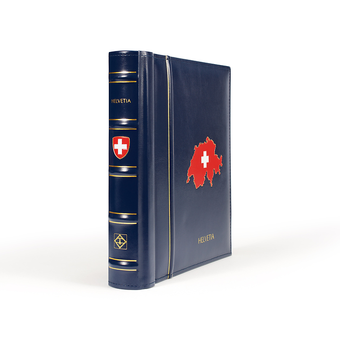 Leuchtturm Album préimprimé Perfect DP, design classique SWITZERLAND 1960-1999, bleu