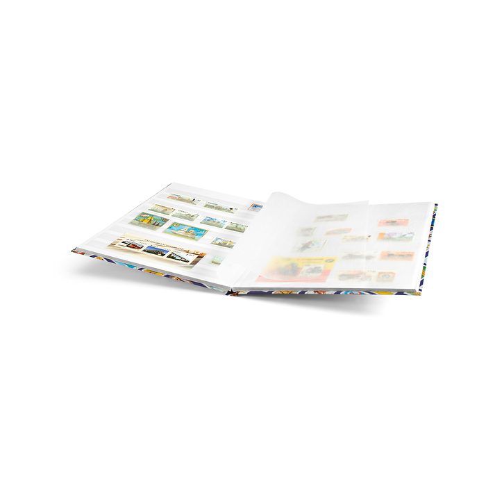 Classeur Hobby DIN A4, 16 pages blanches, couverture non matelassée, bleu
