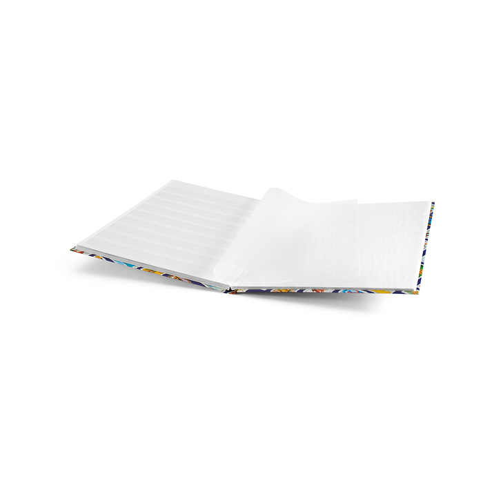 Classeur Hobby DIN A4, 16 pages blanches, couverture non matelassée, bleu