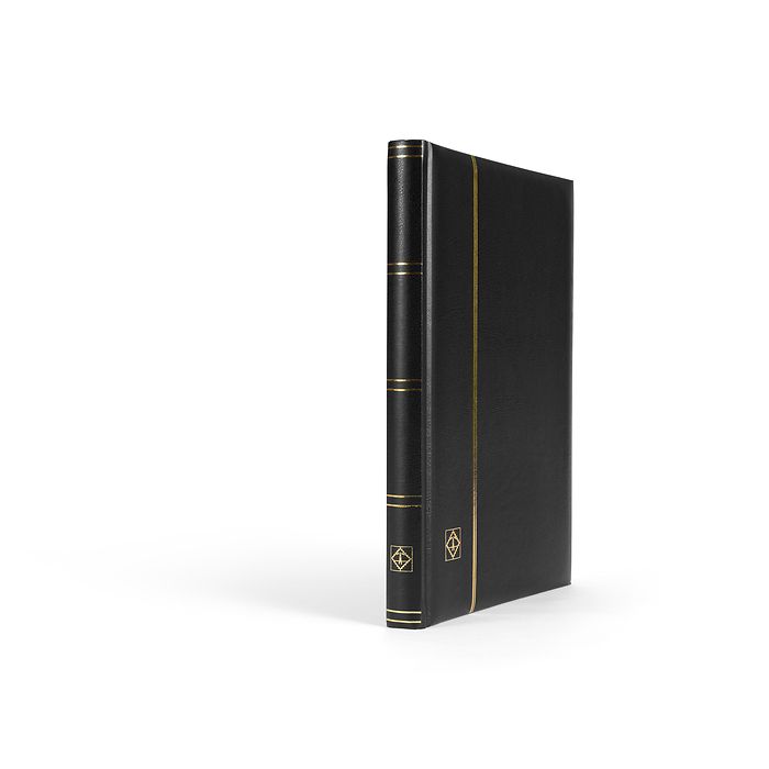 Classeur Comfort, DIN A4, 32 pages noires, couverture matelassée, noir