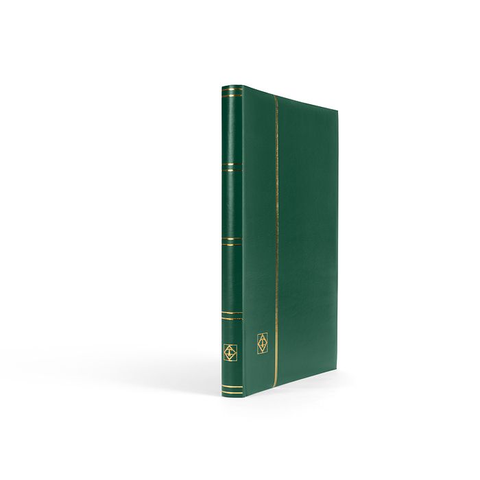 Classeur Comfort, DIN A4, 32 pages noires, couverture matelassée, vert