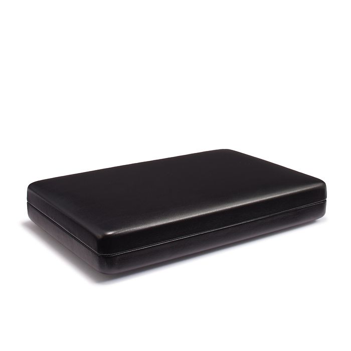 Ecrin Numismatique Nobile pour 6 Quadrum, 180x130 mm, noir