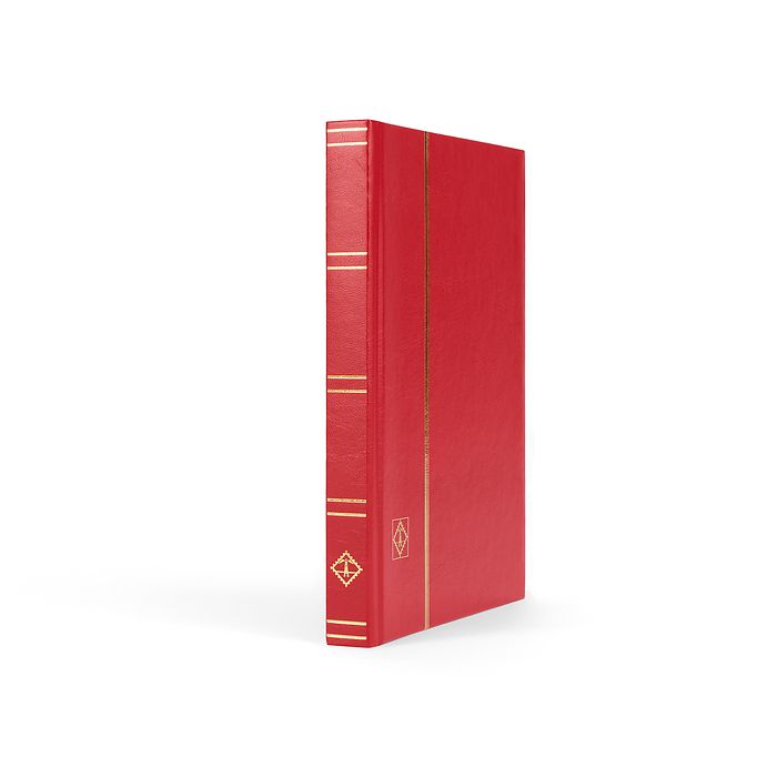 Classeur Basic, DIN A5, 32 pages noires, couverture non matelassée, rouge