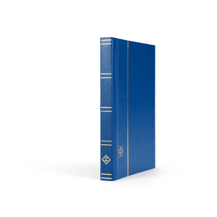 Classeur Basic, DIN A5, 32 pages noires, couverture non matelassée, bleu