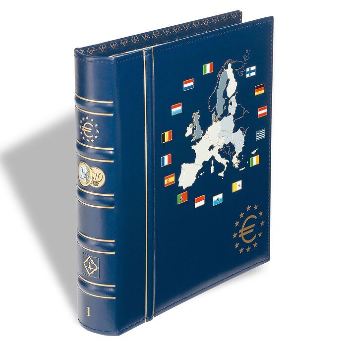 VISTA album numismatique euros. Tome 1 pour 12 jeux de pièces, avec étui de  protection. online