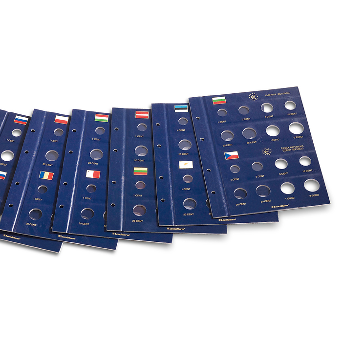 Vista album numismatique euros volumes 1 et 2 'des anciens et des nouveaux pays'avec étui