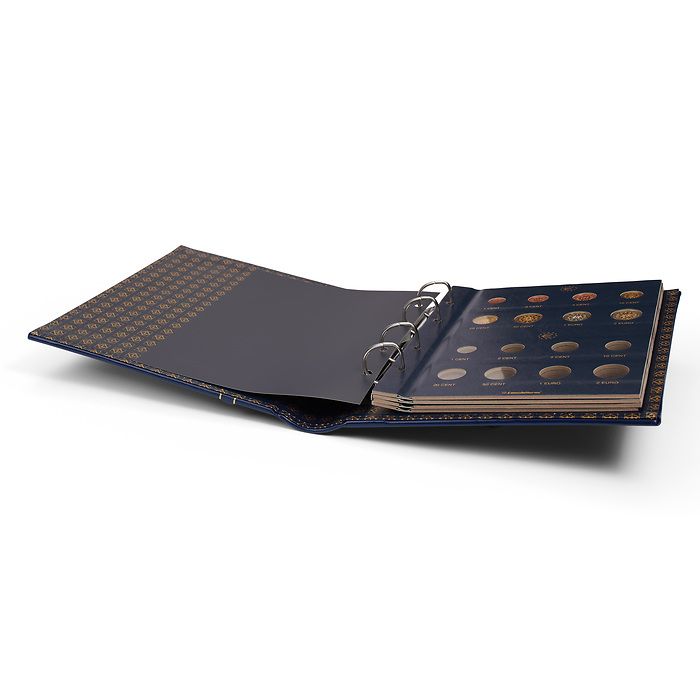 Optima Reliure Classic pour pièces Euros, impreinte tranche   et couverture + étui de prot