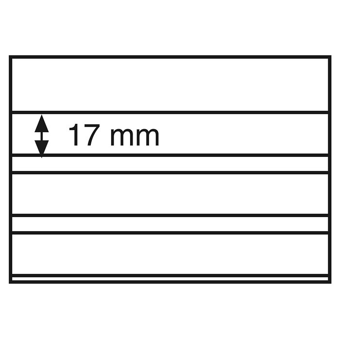 Cartes standard PVC 158x113 mm,3 band.transp.avec Feuille prot.carton noir paquet de 100