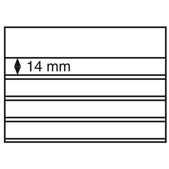 Cartes standard PVC 158x113 mm,4 band.transp.avec Feuille prot.carton noir paquet de 100